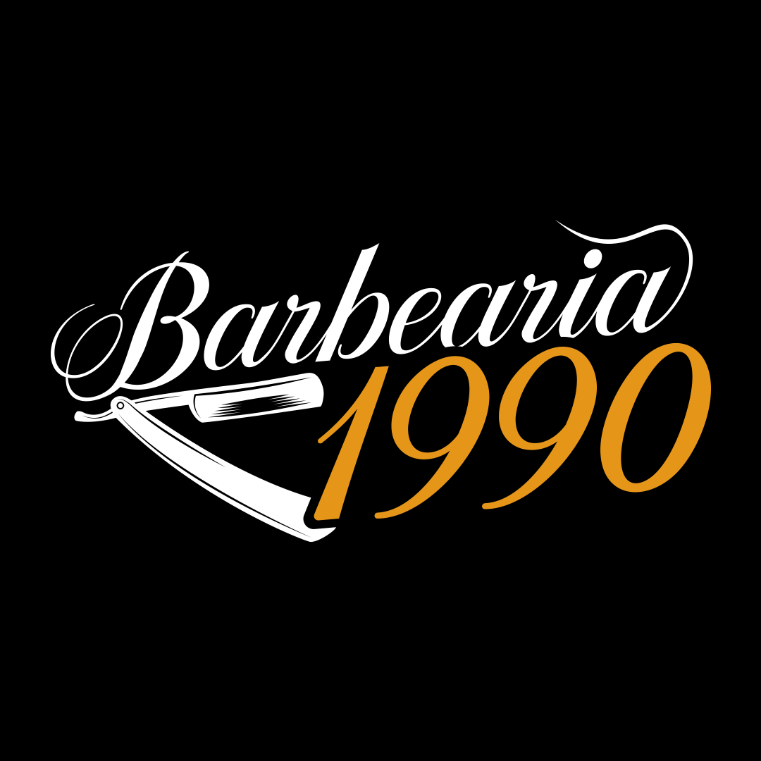 Logo Barbearia 1990